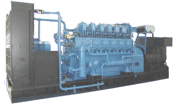 6300V/10500V Dreiphasiges Gasgenerator-Set Elektrischer Start / Luftstart